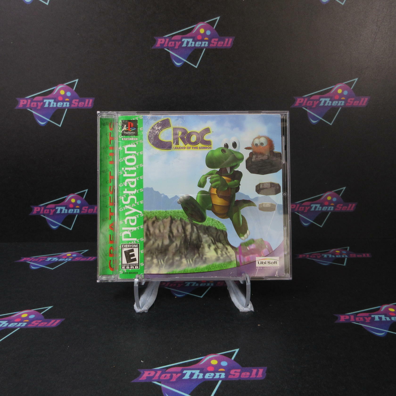 Croc Legend of the Gobbos GH + Reg Card PS1 PlayStation 1 AD - Very Good