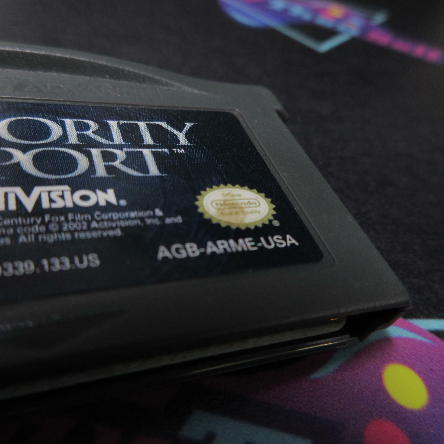 Minority Report Gameboy Advance Cart Only - Very Good