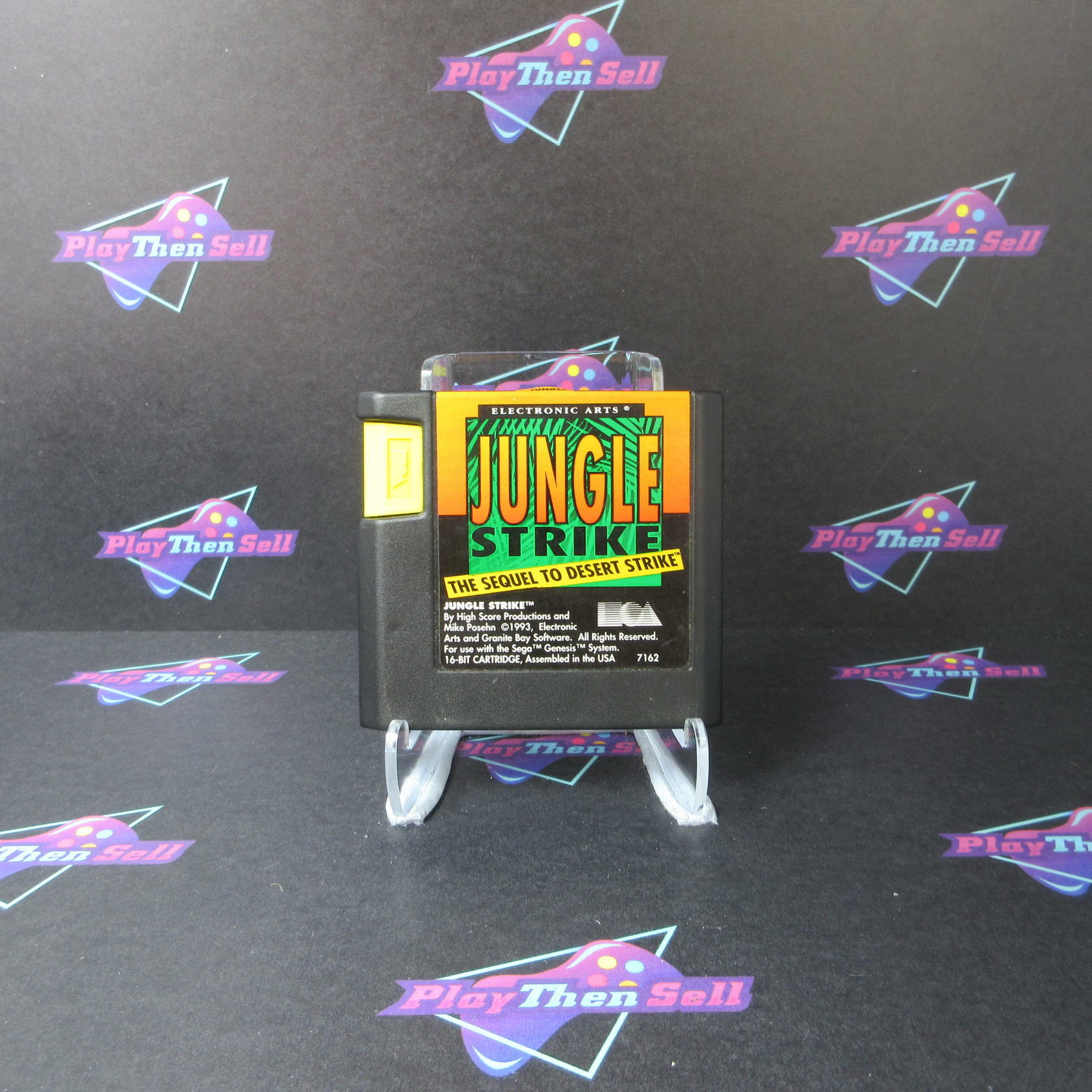 Jungle Strike - Sega Genesis Cart Only Authentic / Tested - Very Good