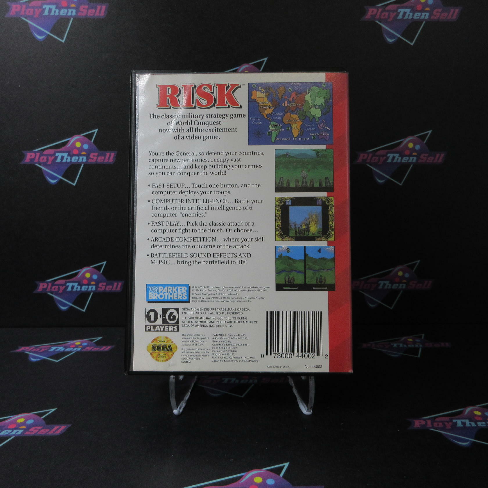 Risk - Sega Genesis Boxed NM - Very Good