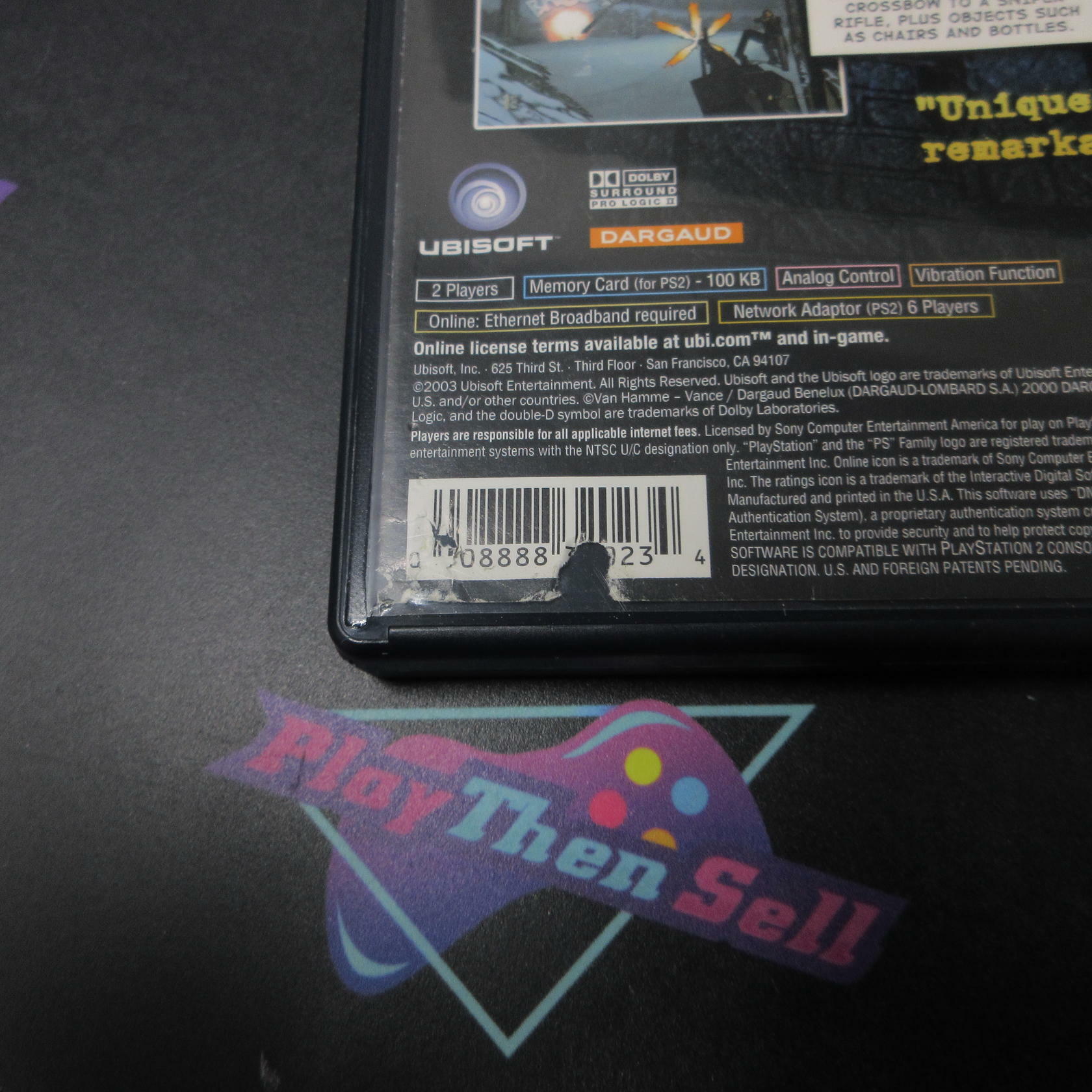 XIII PS2 PlayStation 2 AD/NM - Very Good