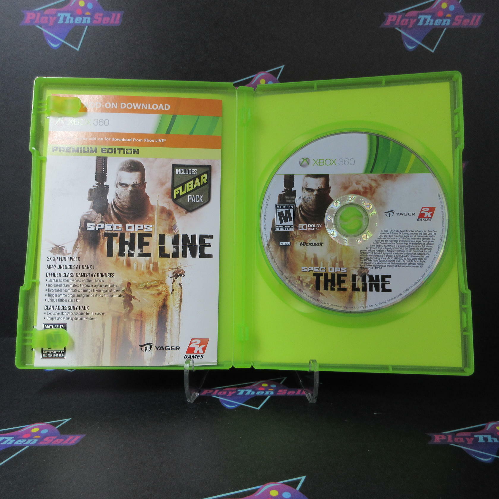 Spec Ops The Line Premium Edition Xbox 360 DD/NM - Very Good