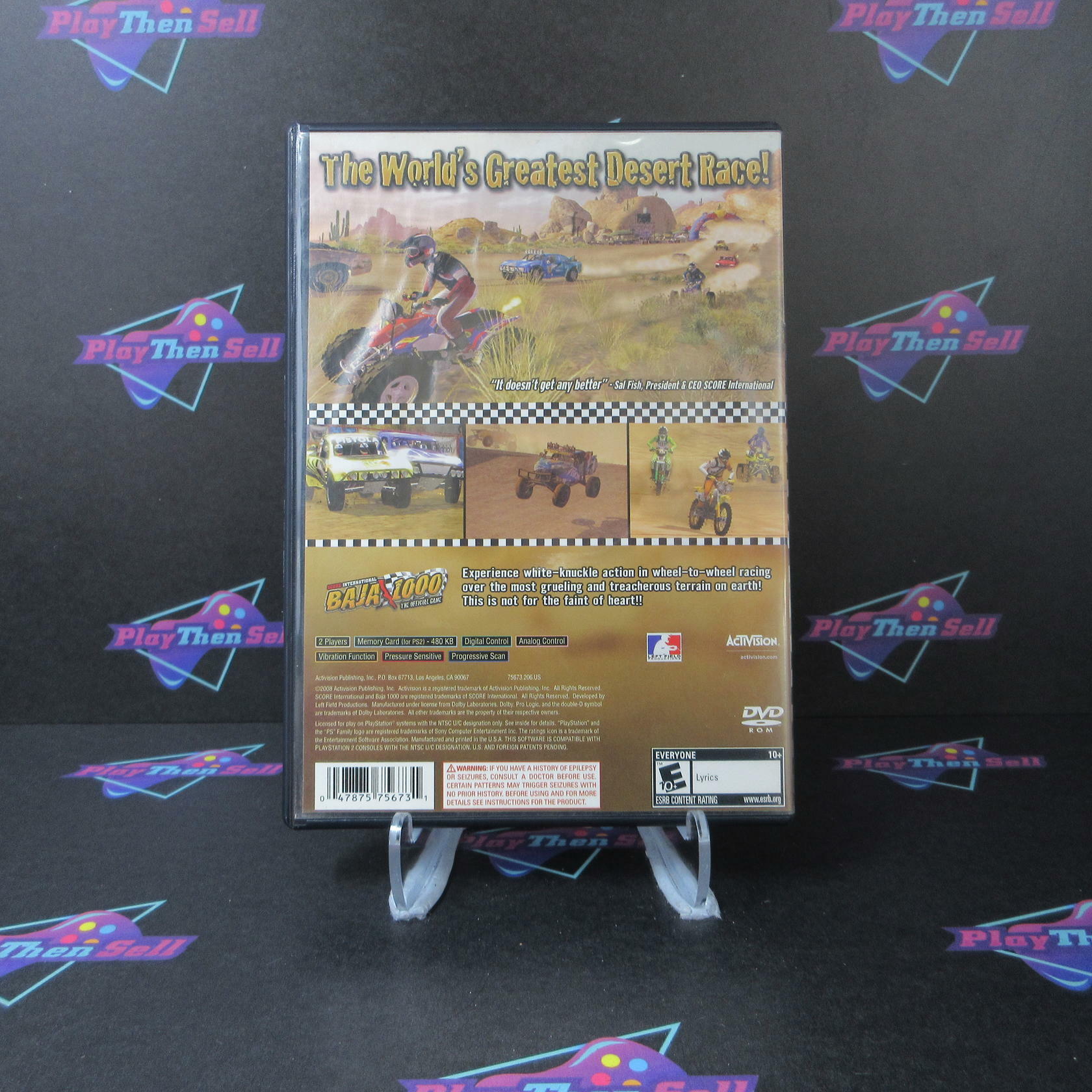 Score International BAJA 1000 PlayStation 2 AD Complete CIB - Very Good