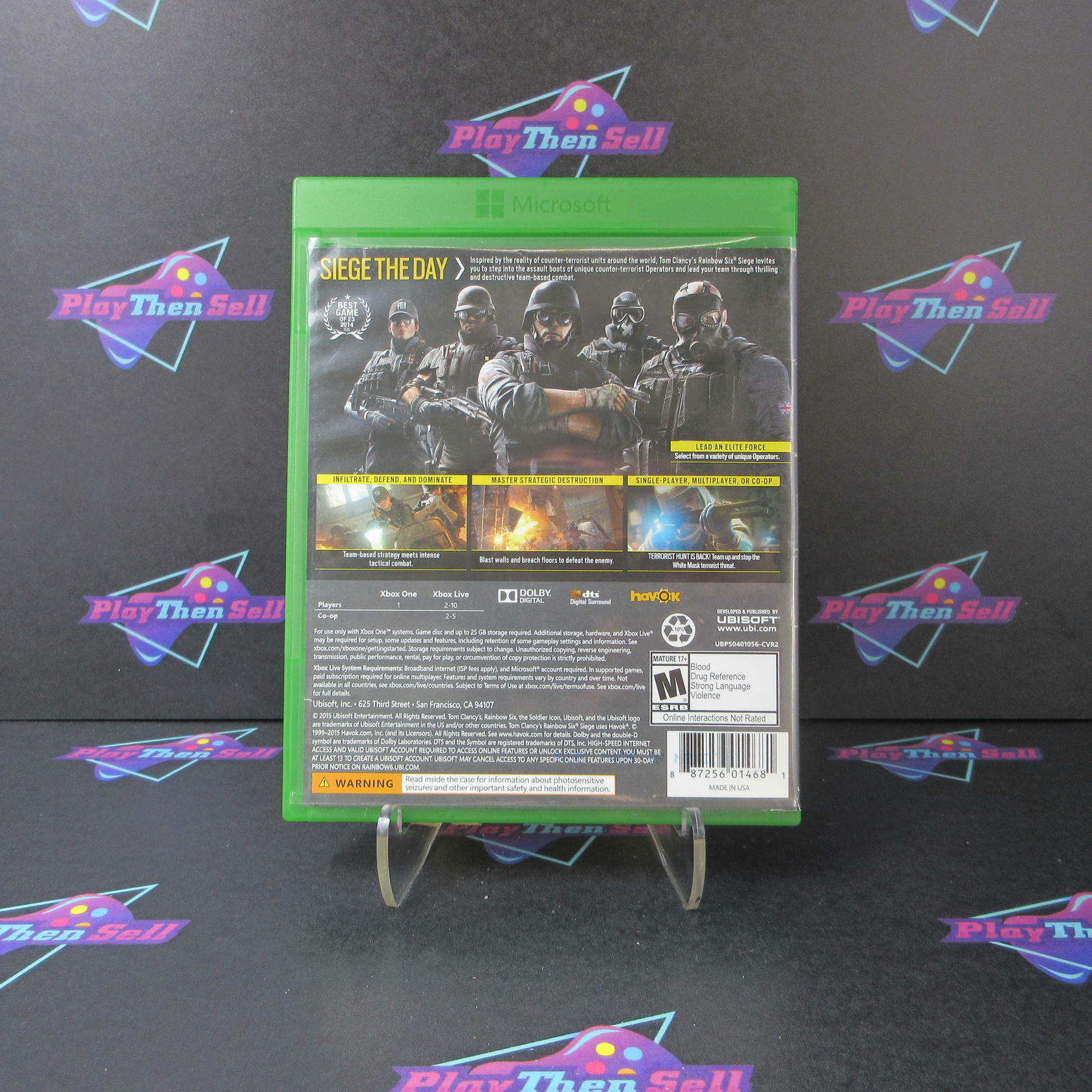 Tom Clancy's Rainbow Six Siege Xbox One Complete - Very Good
