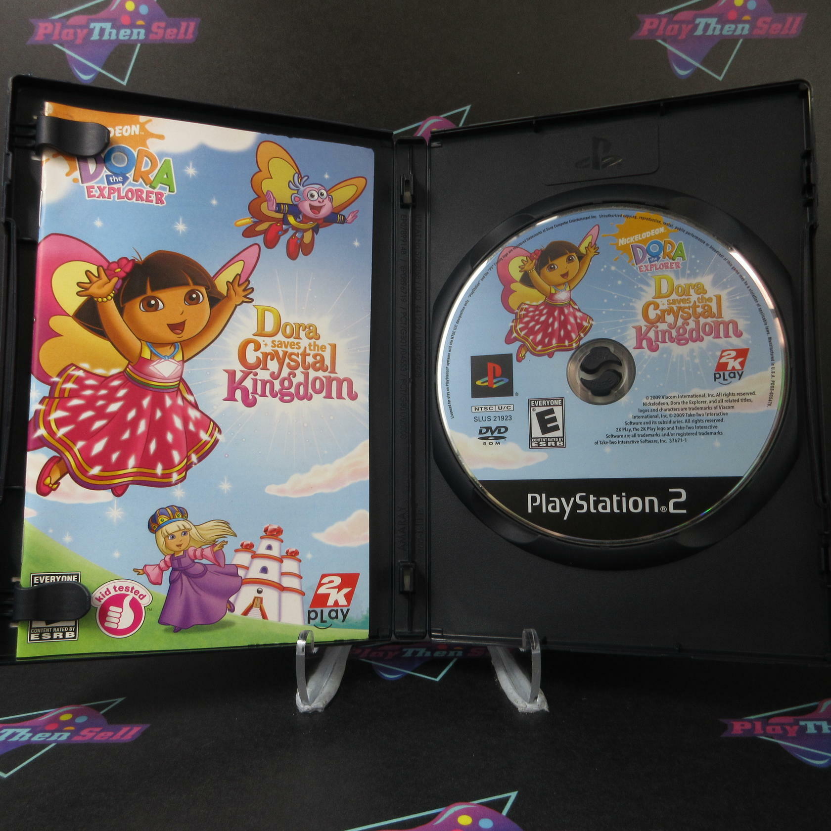 Dora the Explorer Dora Saves the Crystal Kingdom PS2 PlayStation 2 - Like New