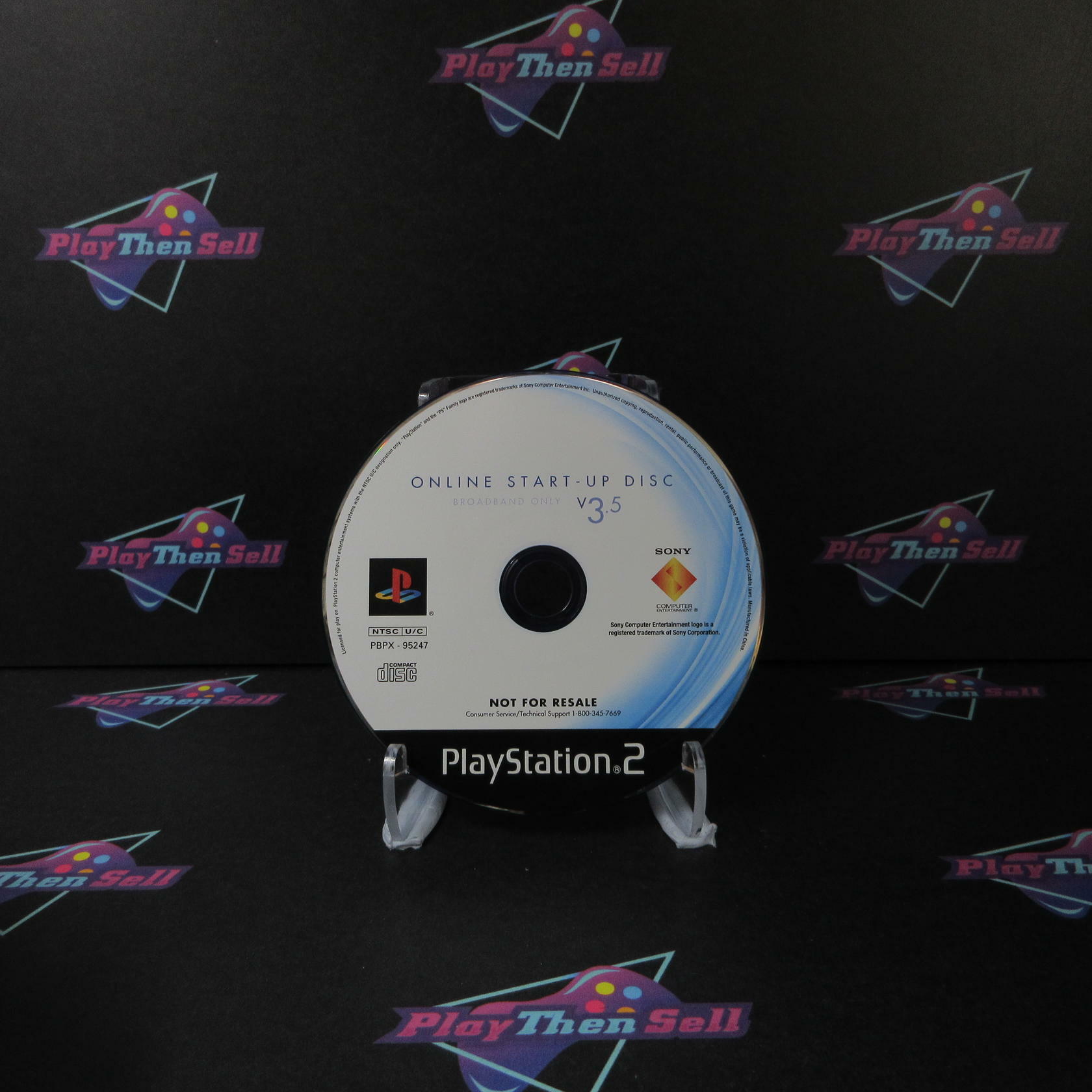 PlayStation 2 Online Start Up Disc V 3.5 PS2 AD - Very Good