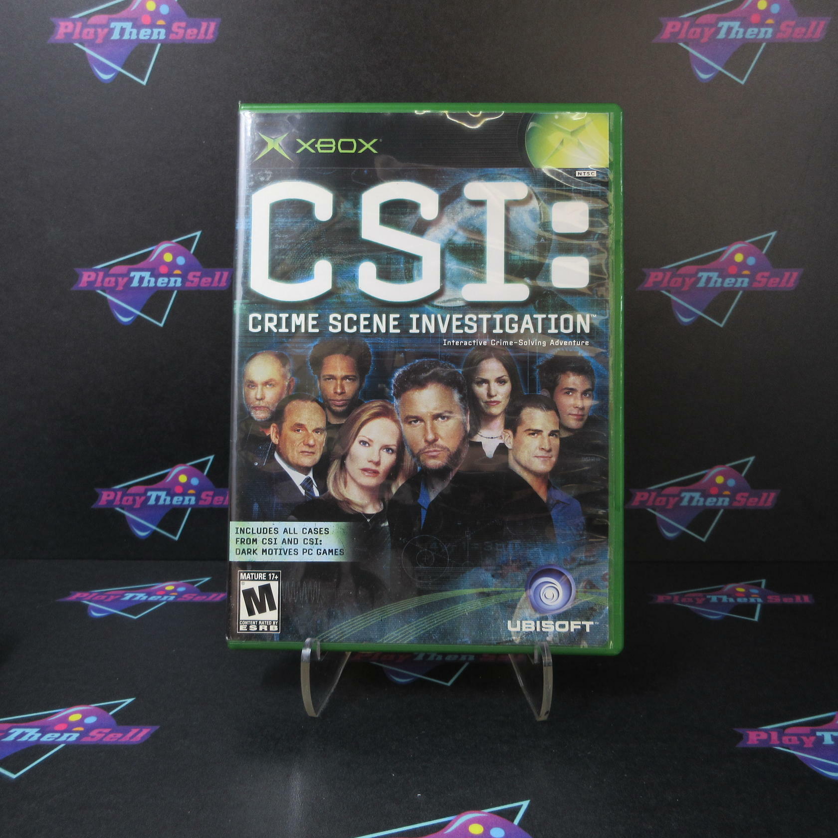 CSI Crime Scene Investigation Xbox + Reg Card MD Complete CIB - Very Good