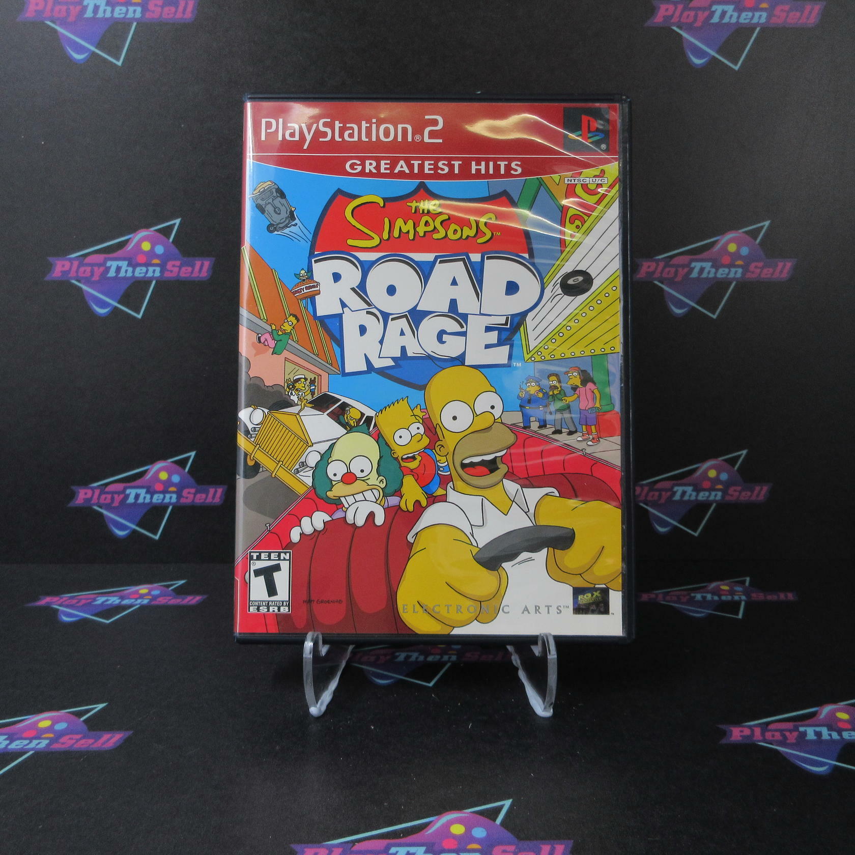 The Simpsons Road Rage GH PS2 PlayStation 2 BL Disc - Like New