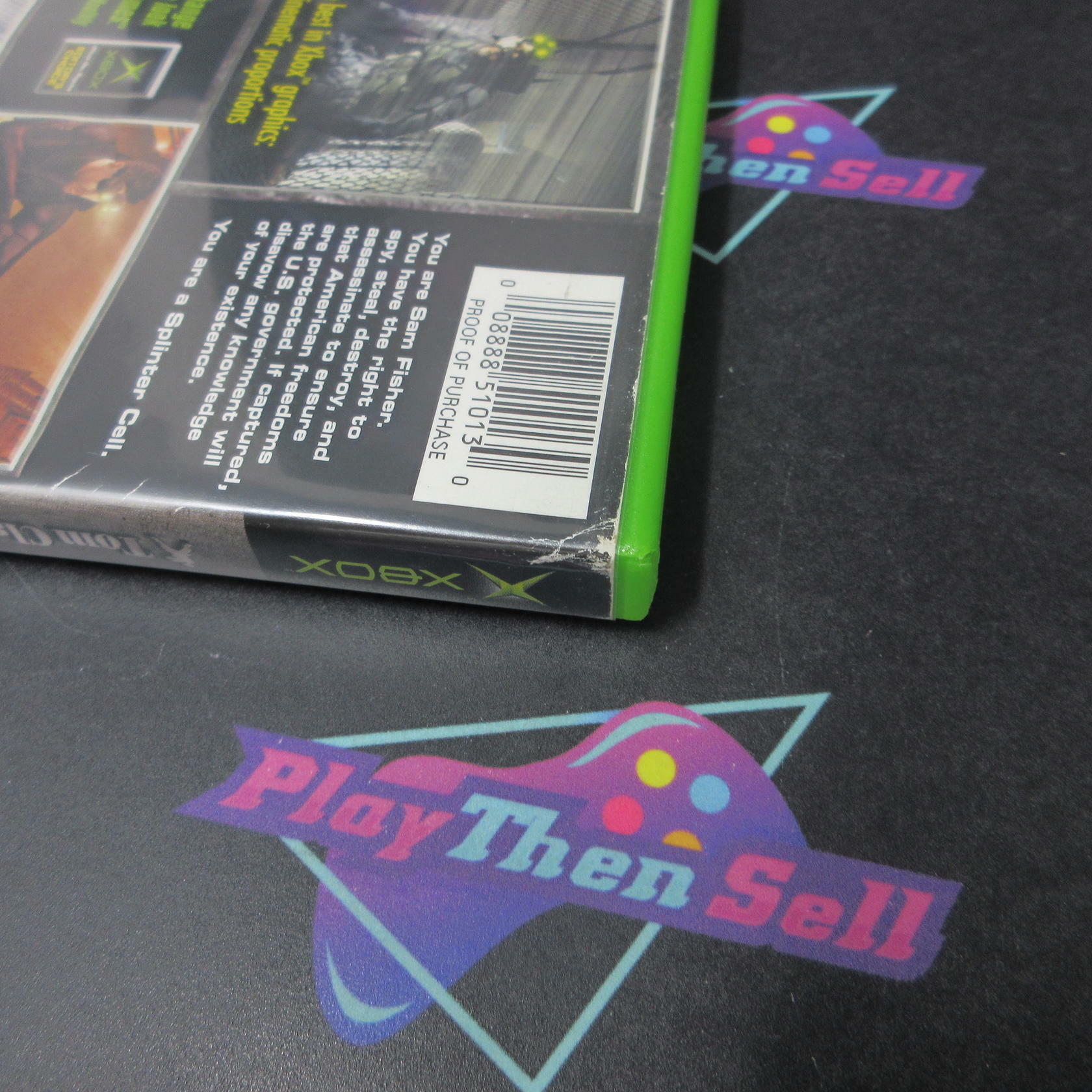 Tom Clancy's Splinter Cell + Reg Card Xbox AD/MD Complete CIB - Very Good