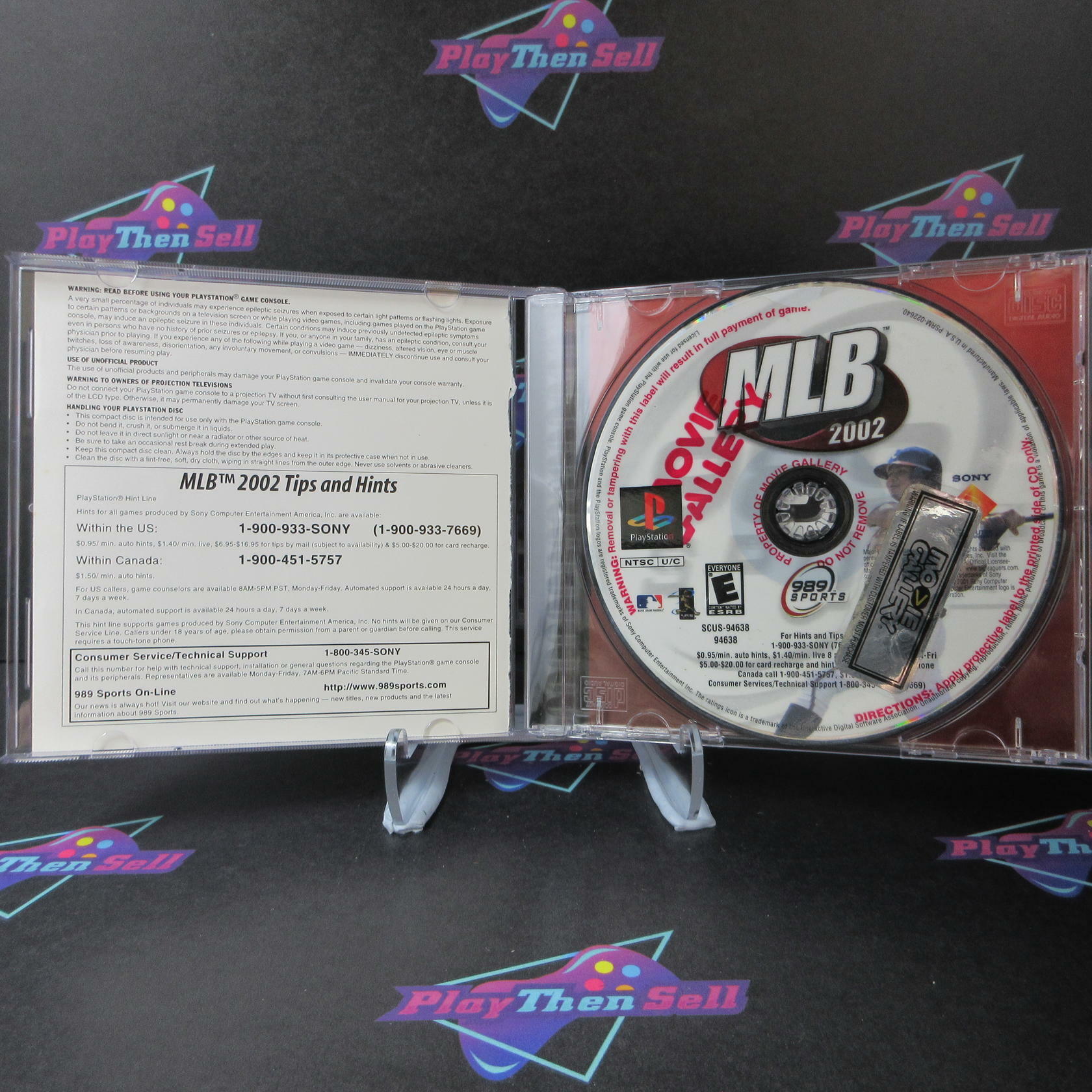 MLB 2002 PS1 PlayStation 1 MD/DD Complete CIB - Very Good
