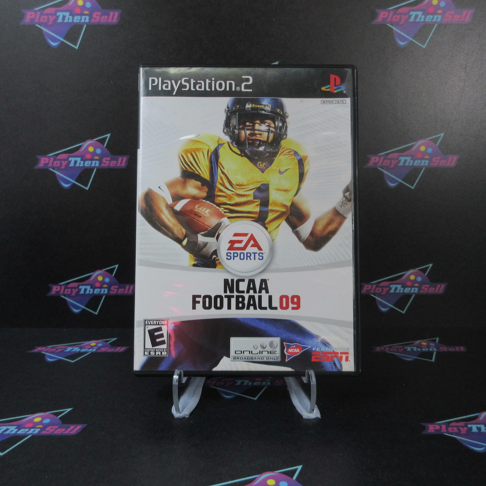 NCAA Football 09  PS2 PlayStation 2 DD Complete CIB - Very Good
