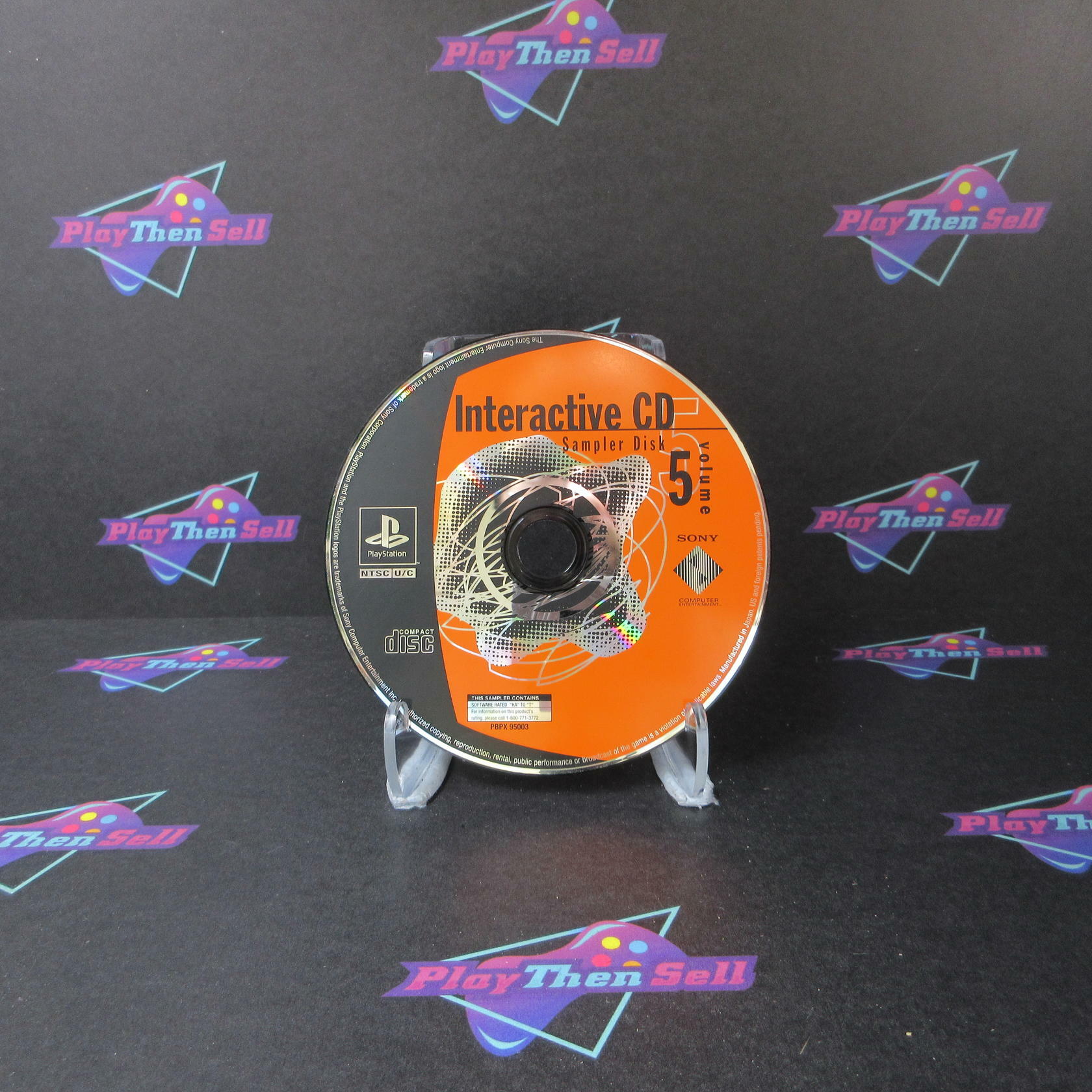 Interactive CD Sampler Disc Volume 5 Demo PS1 Disc Only - Very Good