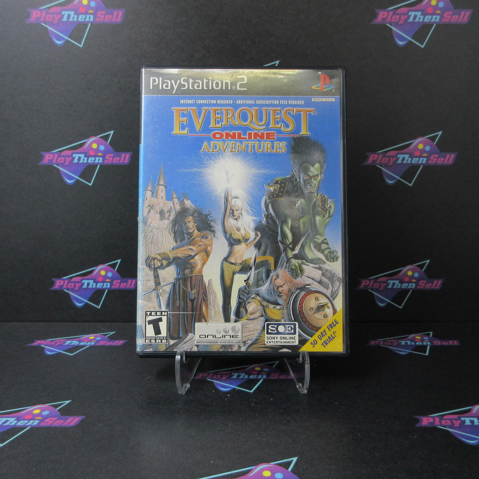 Everquest Online Adventure PS2 PlayStation 2 AD Complete CIB - Very Good