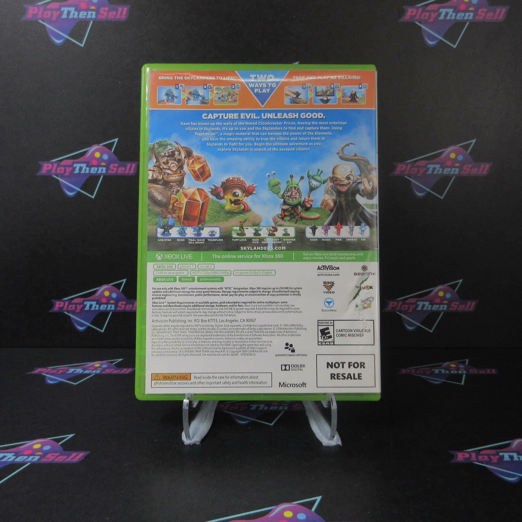 Skylanders Trap Team Software Only Xbox 360 AD - Very Good