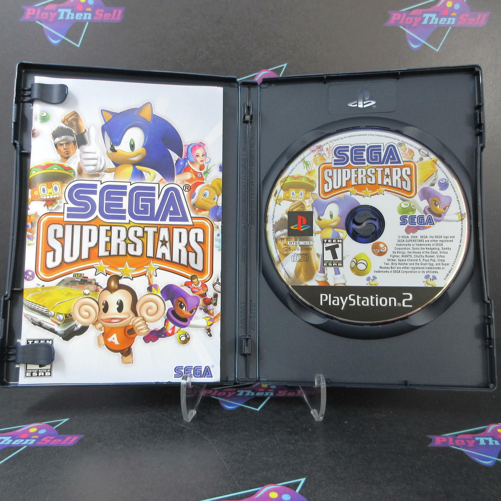 Sega Superstars PS2 PlayStation 2 + Reg Card - Like New