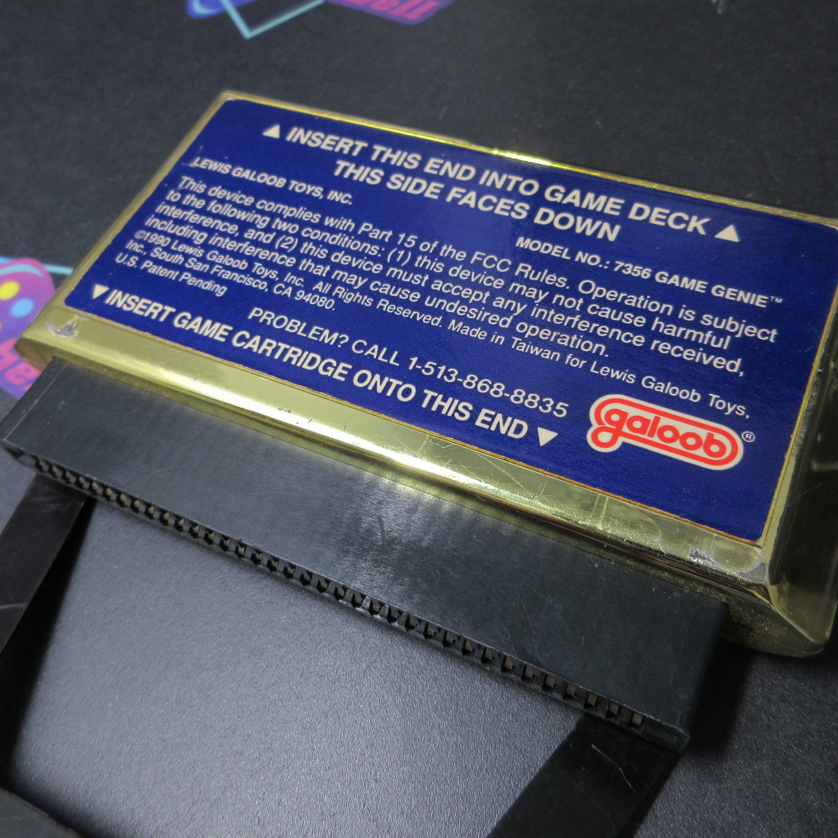 Game Genie Nintendo NES Game Cartridge Adapter Galoob Tested - Very Good