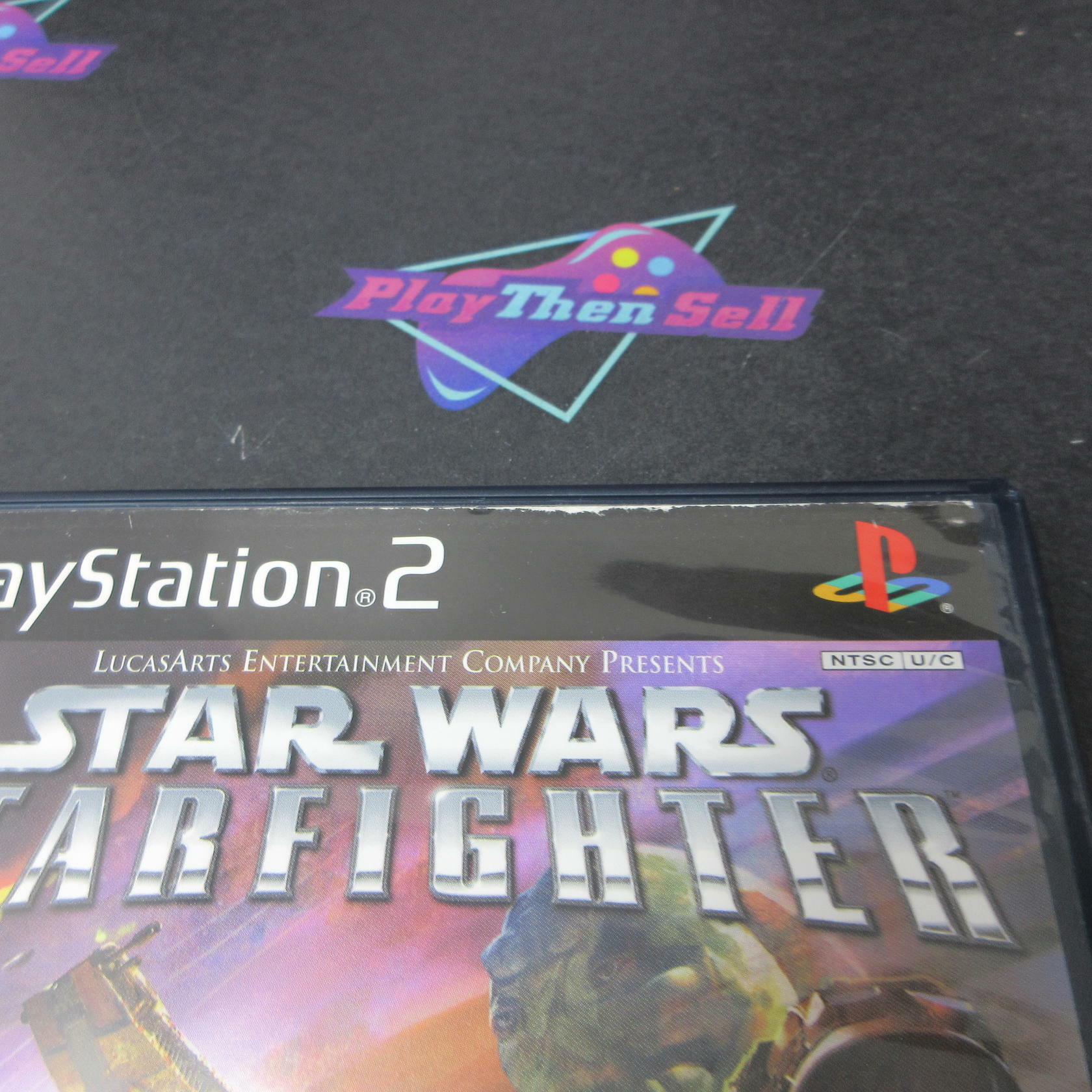 Star Wars Starfighter + Reg Card PS2 PlayStation 2 AD Complete CIB - Very Good