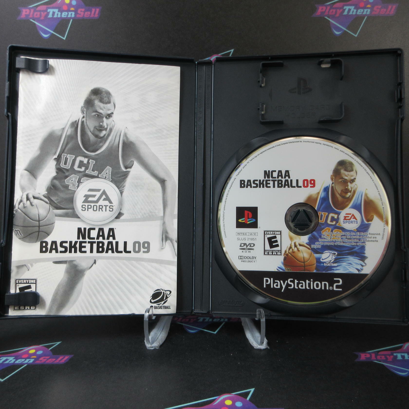 NCAA Basketball 09 PS2 PlayStation 2 AD Complete CIB - Very Good