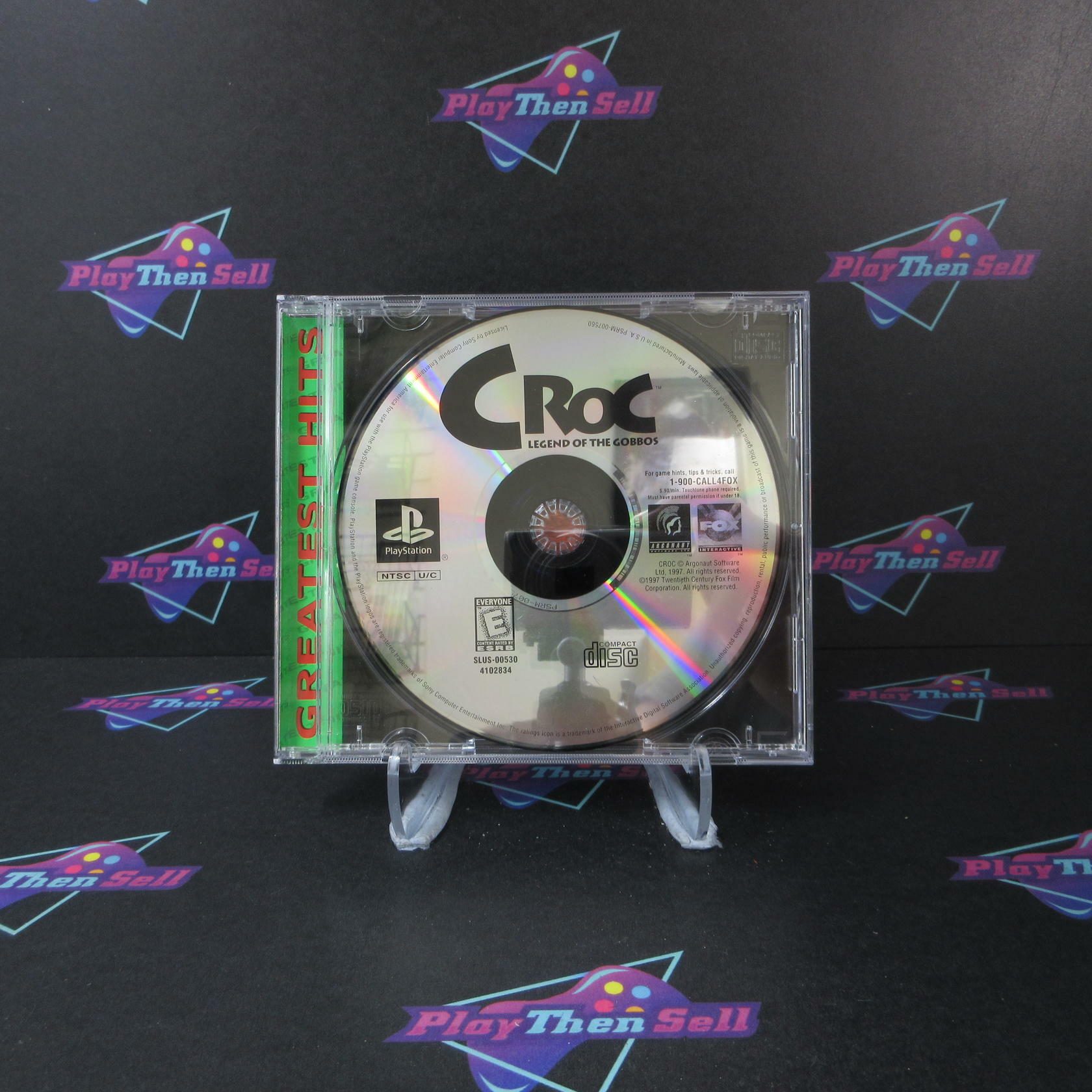 Croc Legend of the Gobbos GH PS1 PlayStation 1 - Very Good