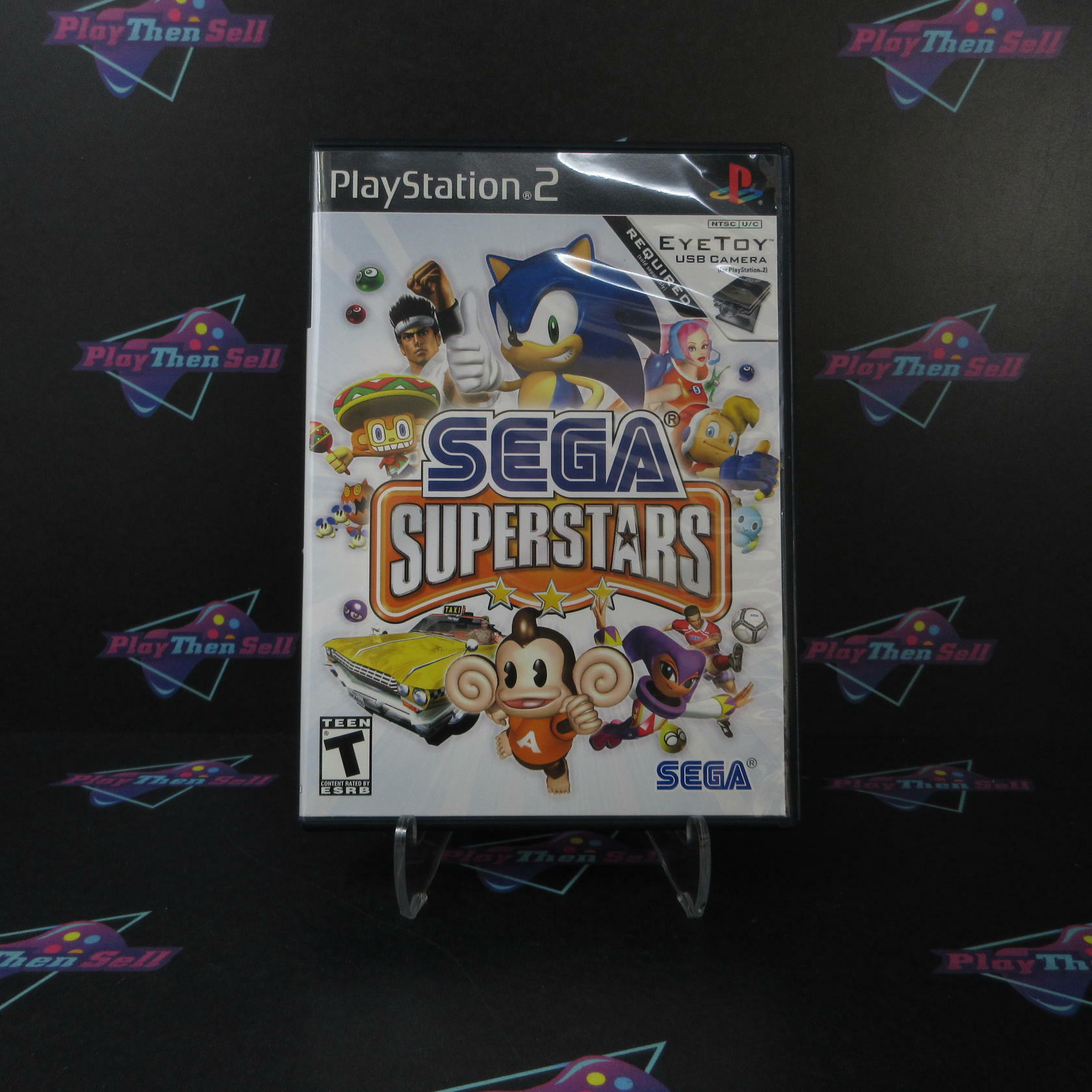 Sega Superstars PS2 PlayStation 2 + Reg Card - Like New