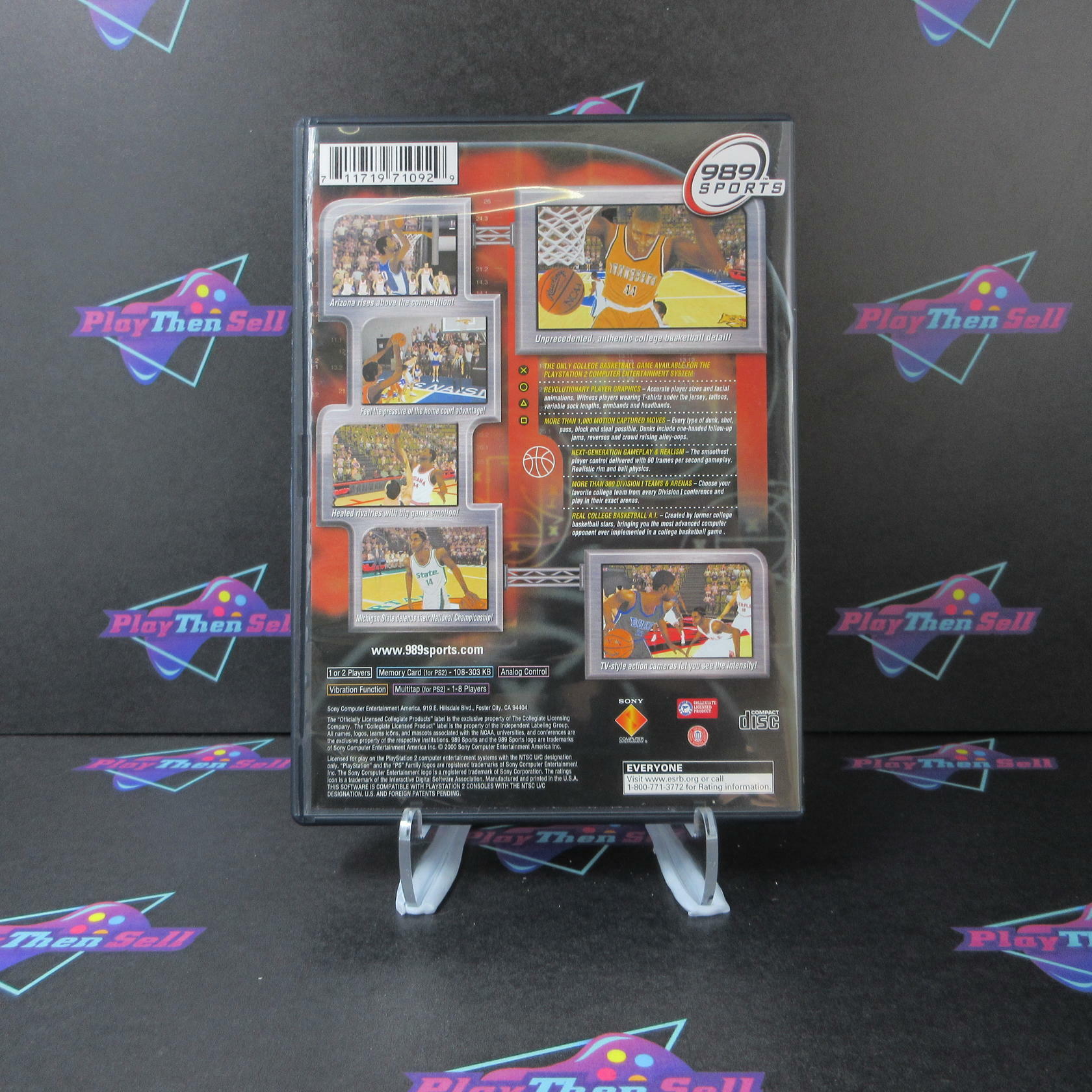 NCAA Final Four 2001 PS2 PlayStation 2 - Like New