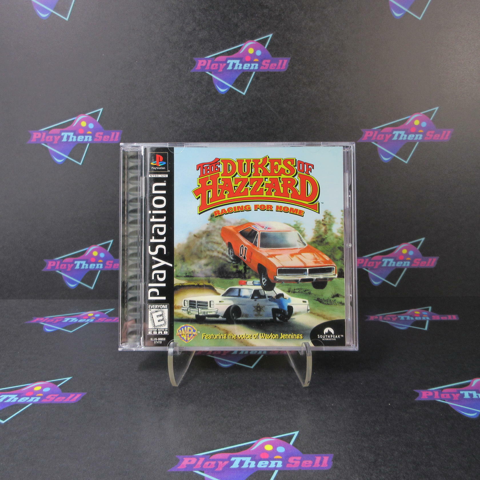 Dukes of Hazzard Racing for Home + Reg Card PS1 PlayStation 1 DD - Very Good