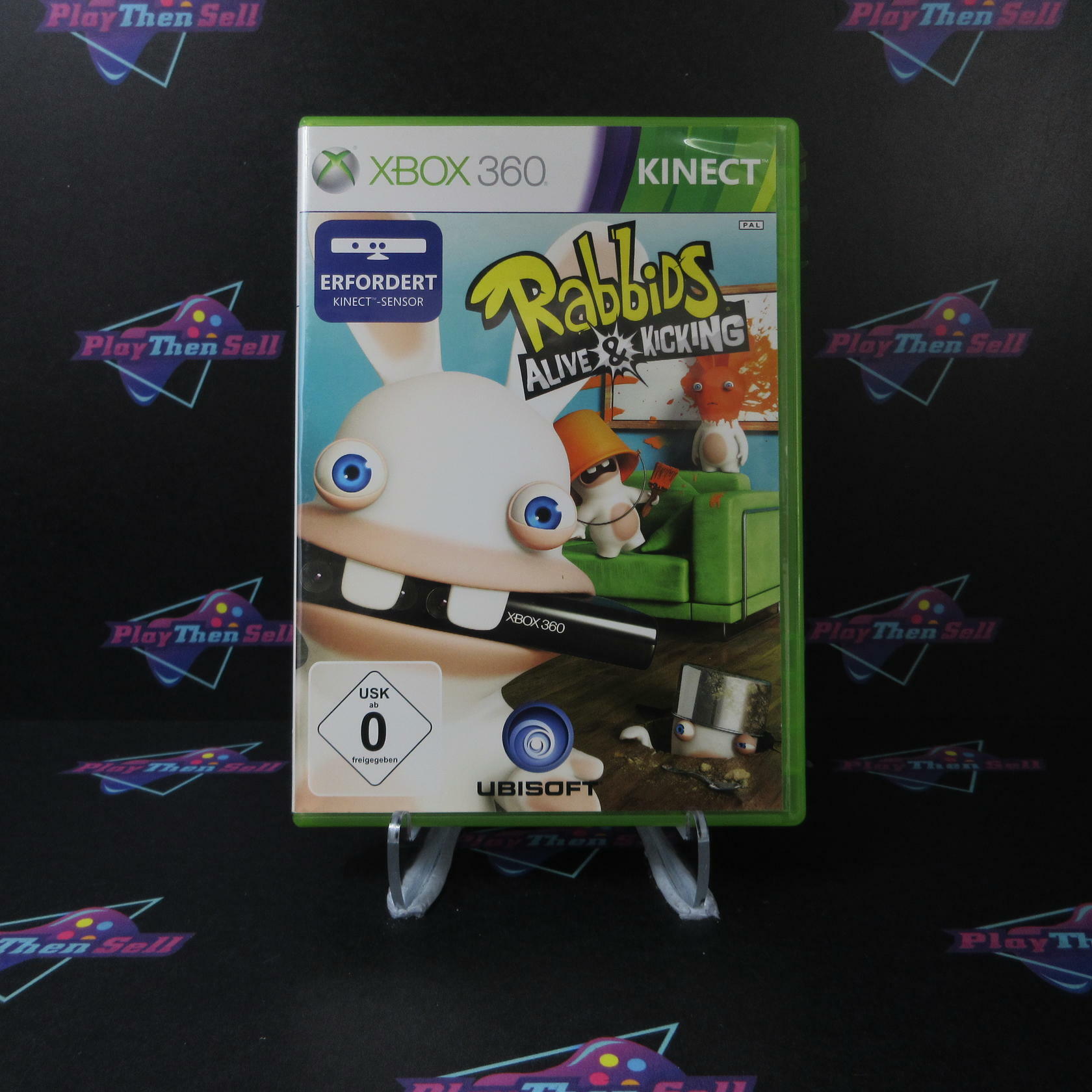 Raving Rabbids Alive and Kicking Xbox 360 PAL - Like New
