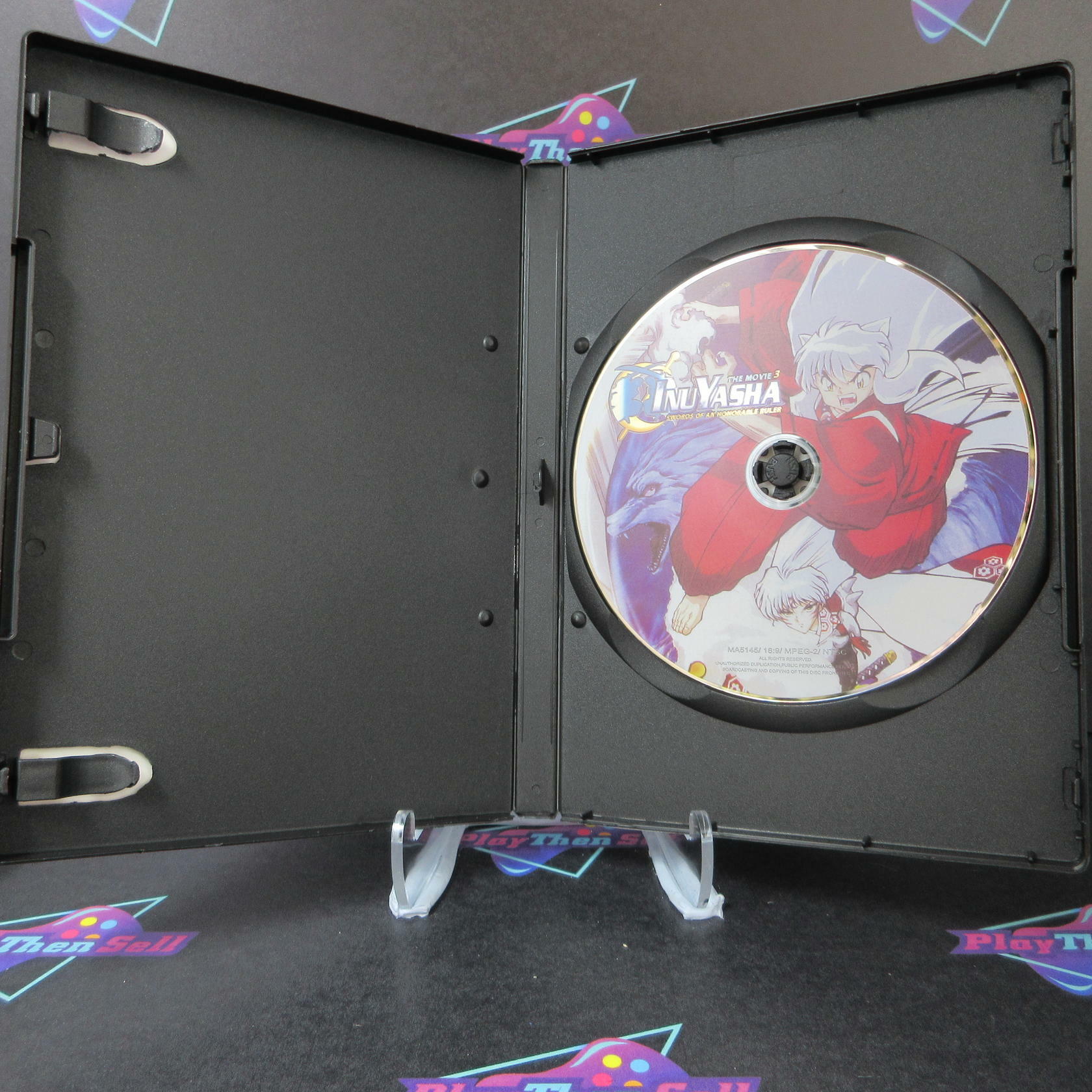 InuYasha The Movie 3 Swords of an Honorable Ruler Rare - DVD - Good