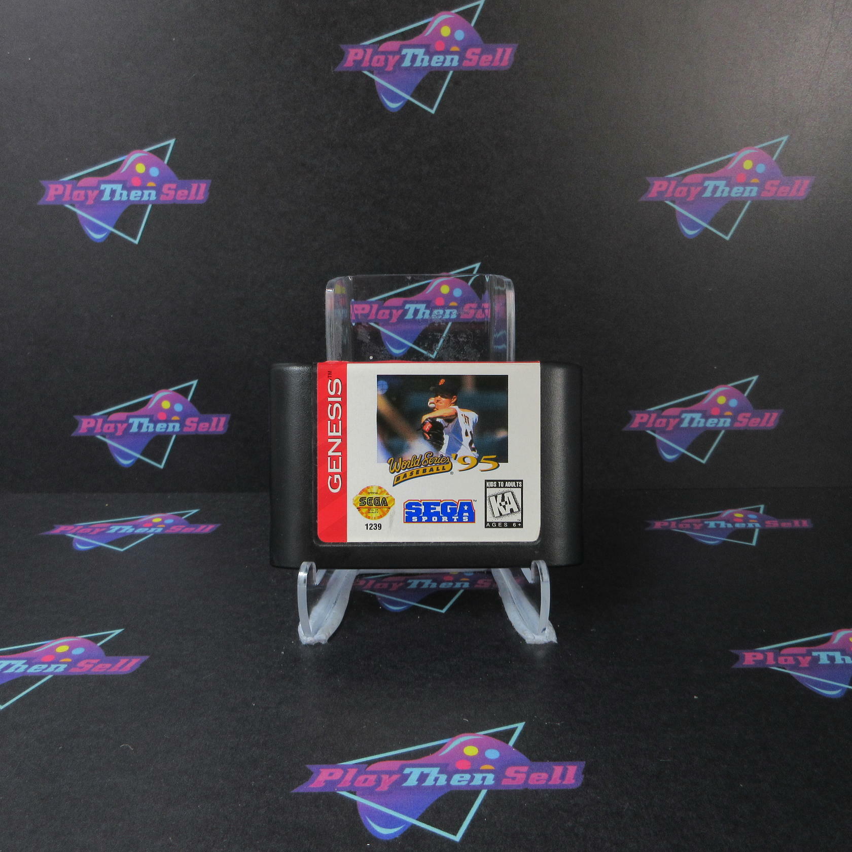 World Series Baseball 95 Sega Genesis Cartridge Only Authentic / Tested - Very Good