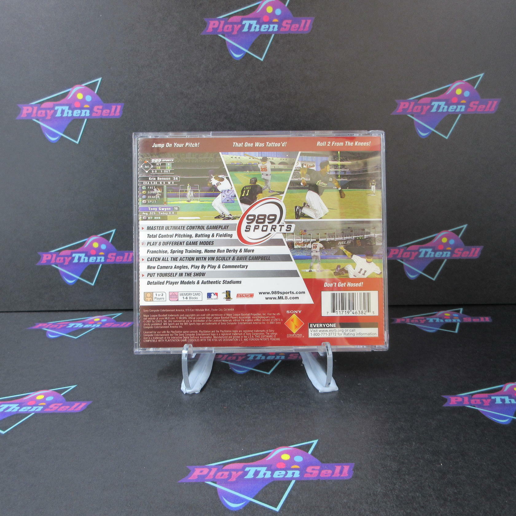 MLB 2002 PS1 PlayStation 1 MD/DD Complete CIB - Very Good