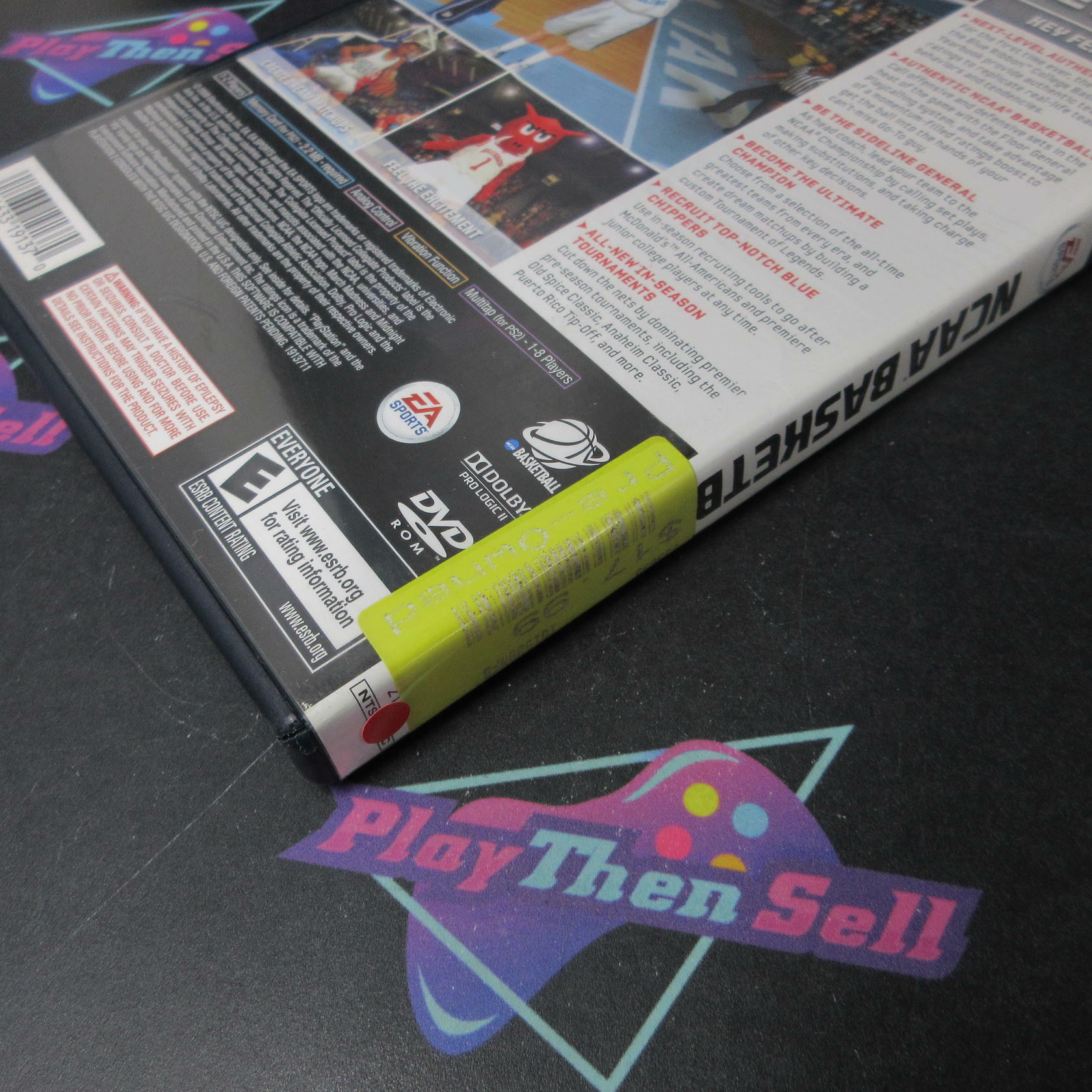 NCAA Basketball 09 PS2 PlayStation 2 AD Complete CIB - Very Good