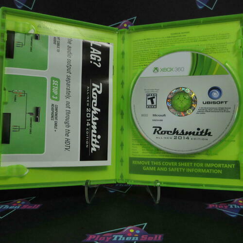 Rocksmith 2014 Edition Xbox 360 + Fret Stickers - Like New
