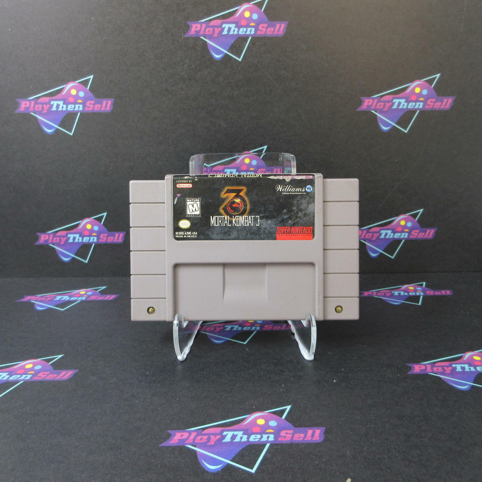 Mortal Kombat 3 Super Nintendo SNES AD Authentic / Tested - Very Good