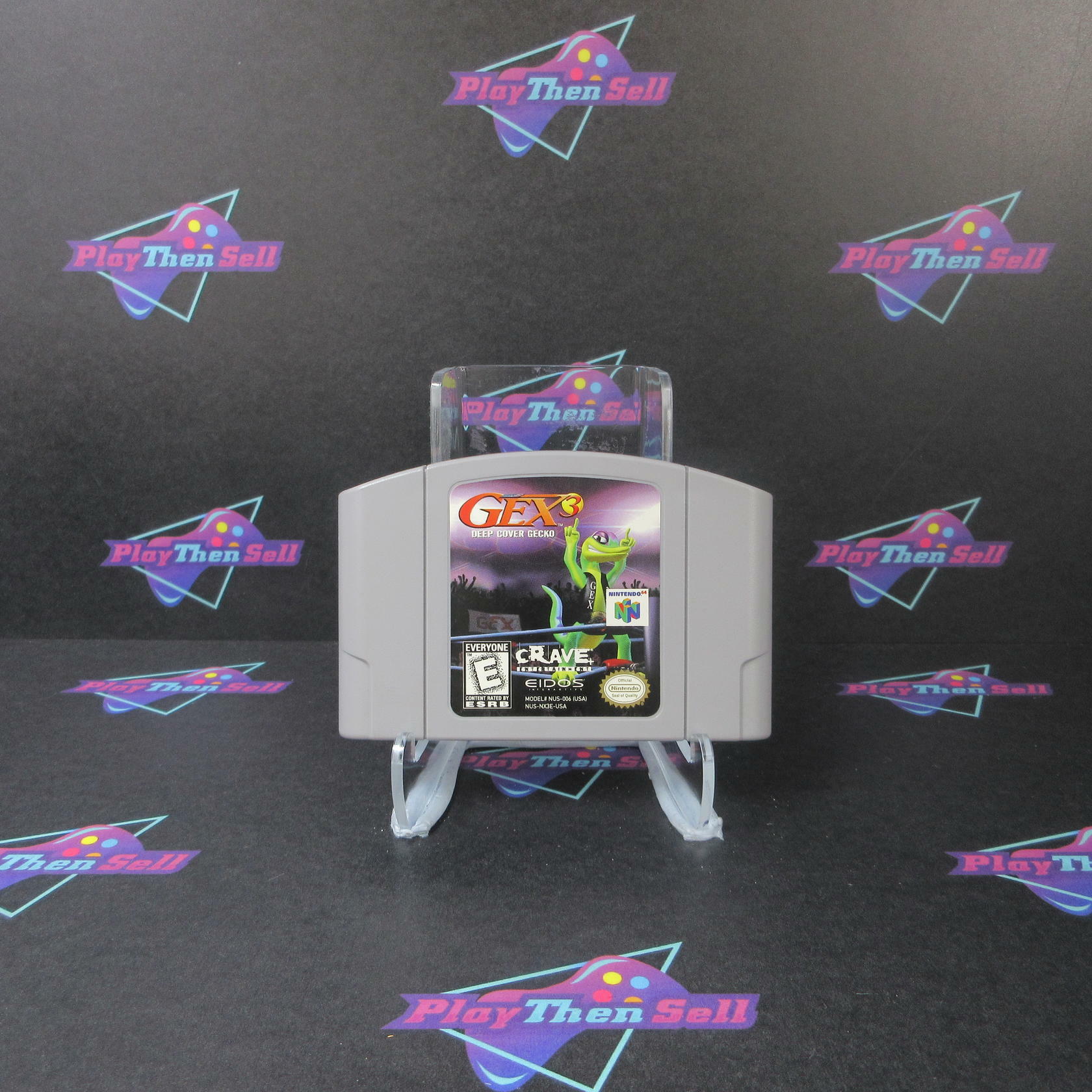 Gex 3 Deep Cover Gecko Nintendo 64 Cartridge Only Authentic / Tested - Very Good