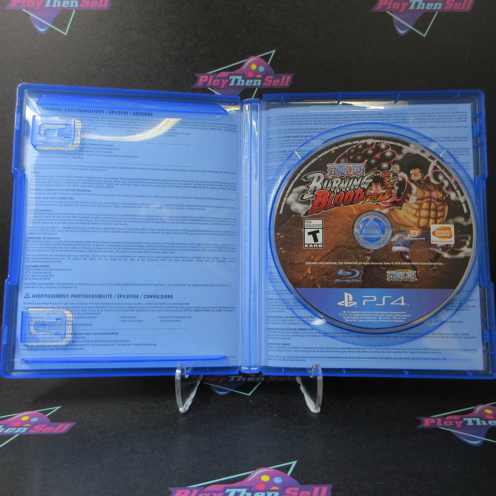 One Piece Burning Blood PS4 PlayStation 4 - Like New