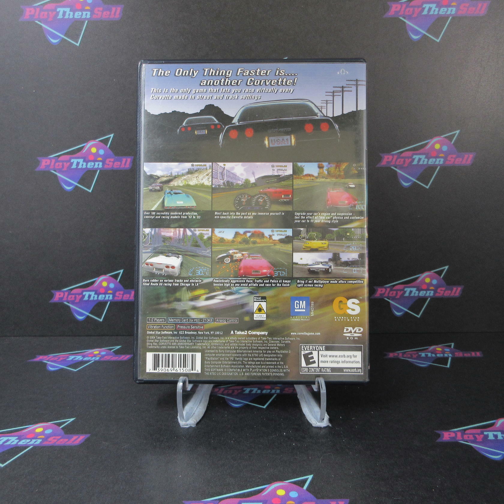 Corvette PS2 PlayStation 2 AD/NM - Very Good