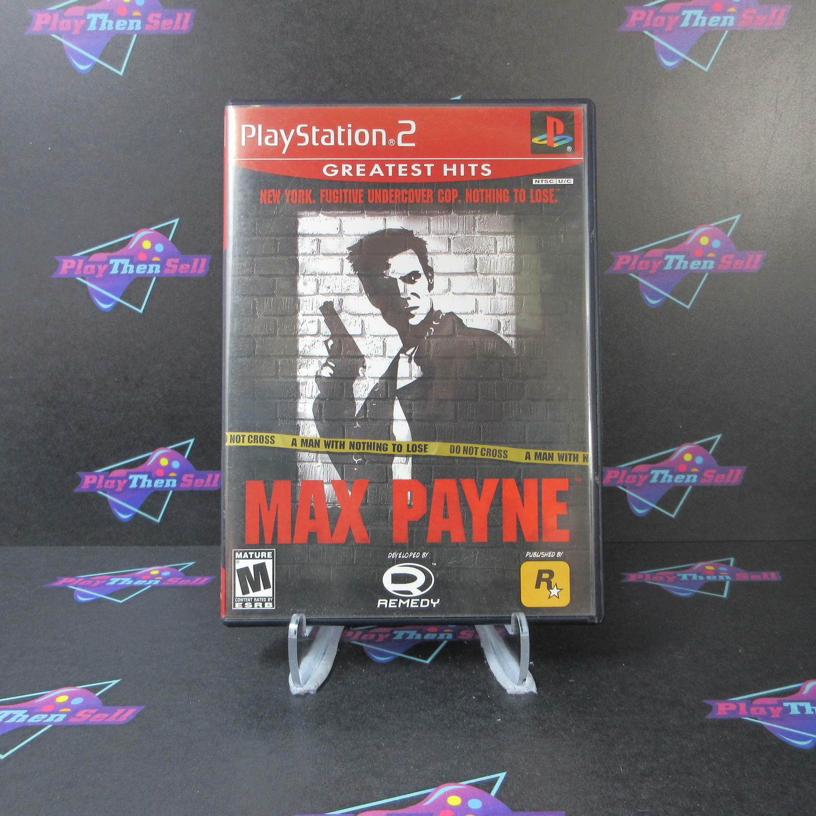 Max Payne GH PS2 PlayStation 2 AD Complete CIB - Very Good