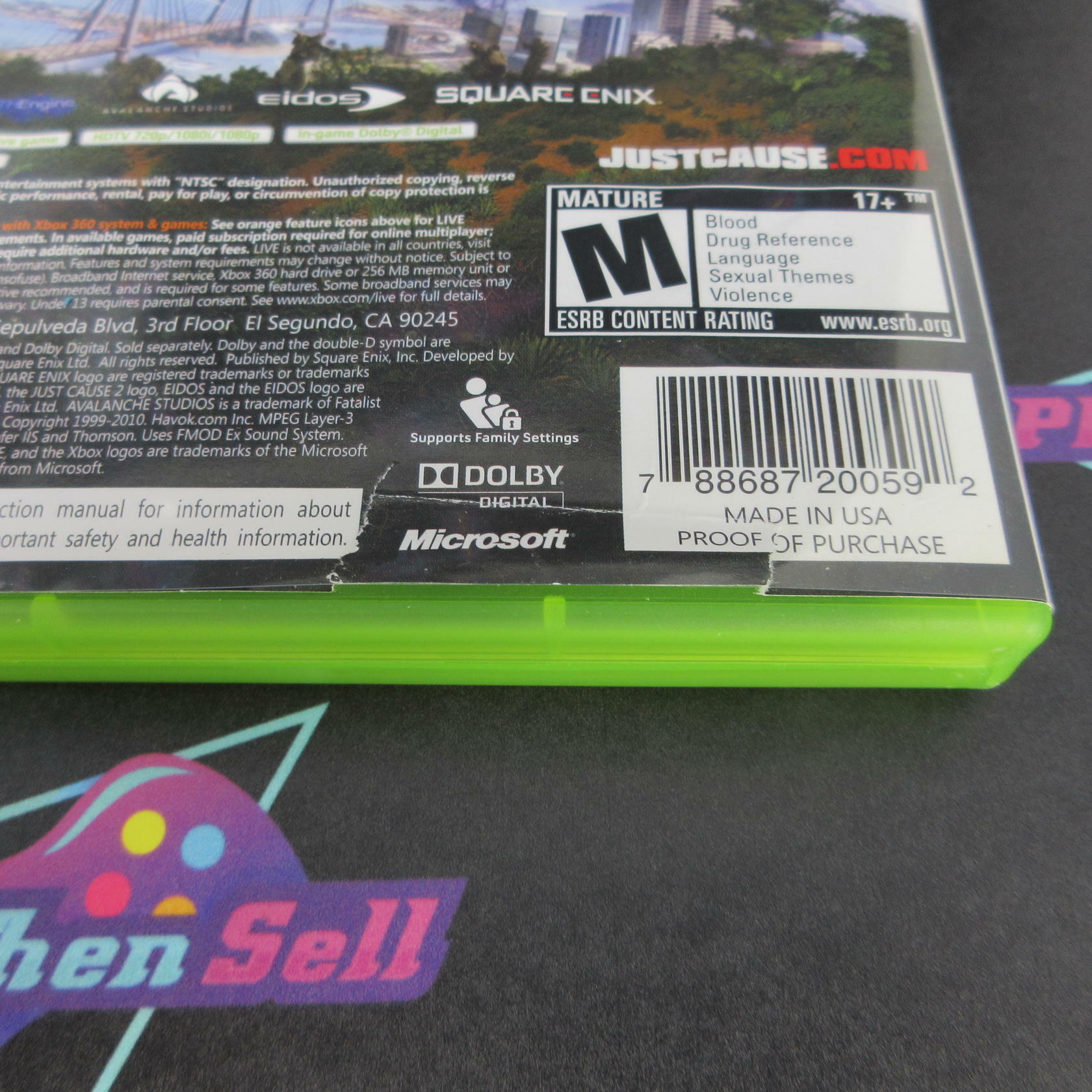 Just Cause 2 Xbox 360 AD Complete CIB - Very Good