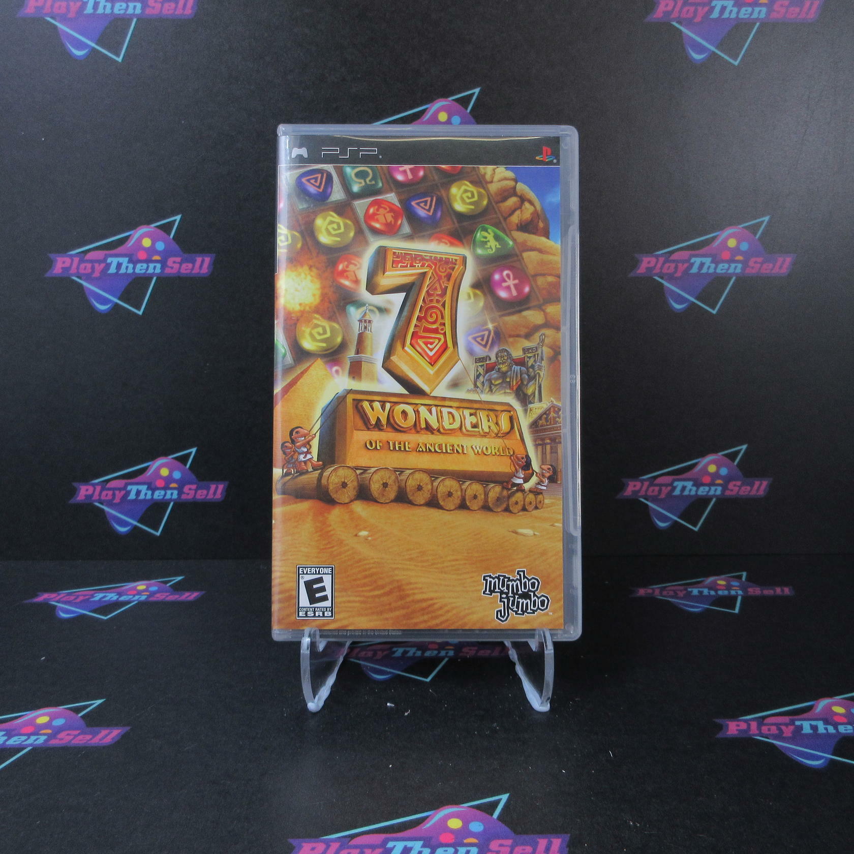 7 Wonders of the Ancient World + Reg Card Sony PSP AD Complete CIB - Very Good