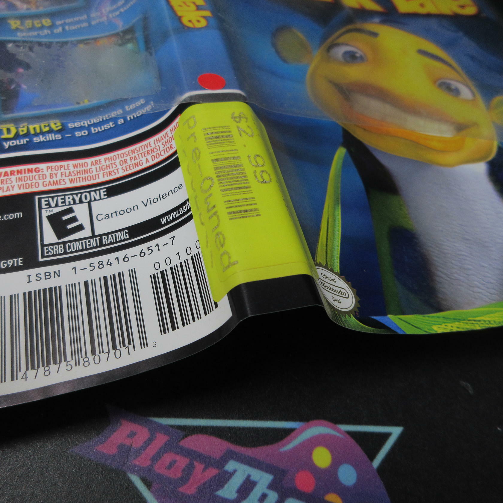 Shark Tale Nintendo Gamecube AD Complete CIB - Very Good