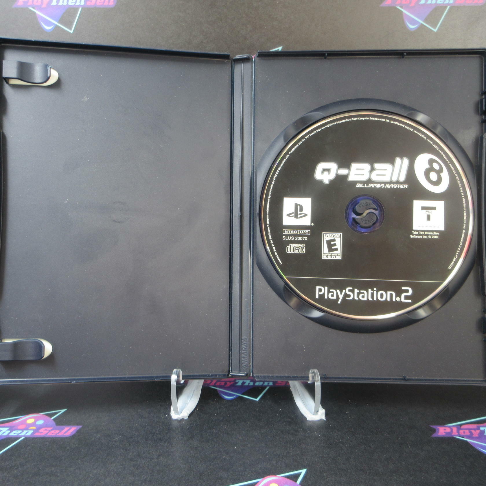 Q-Ball Billiards Master PS2 PlayStation 2 AD/NM - Very Good