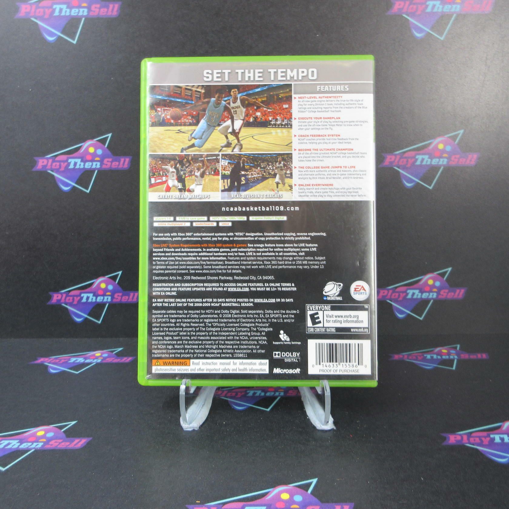 NCAA Basketball 09 - Xbox 360 - Very Good
