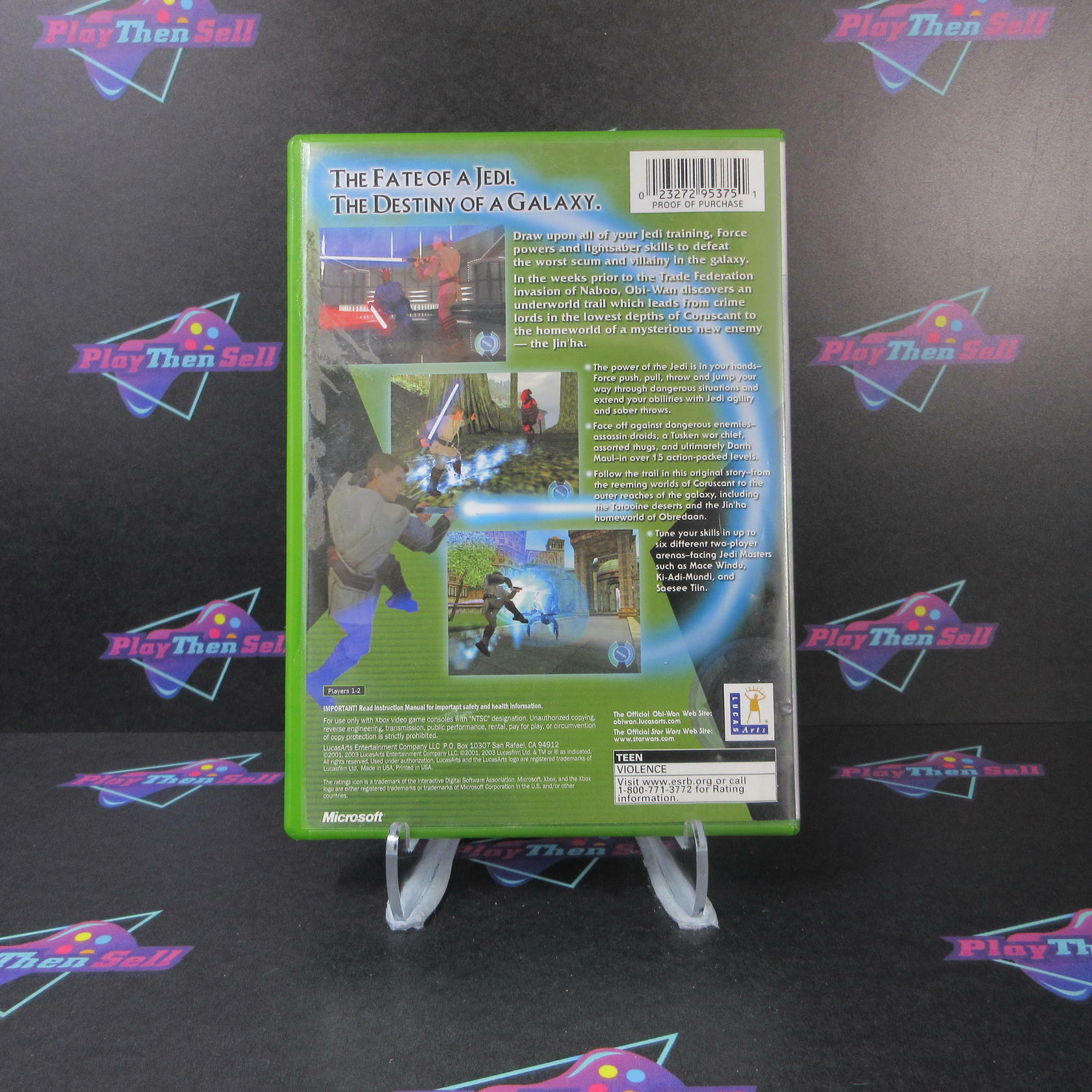 Star Wars Obi-Wan Platinum Hits Xbox AD/NM - Very Good