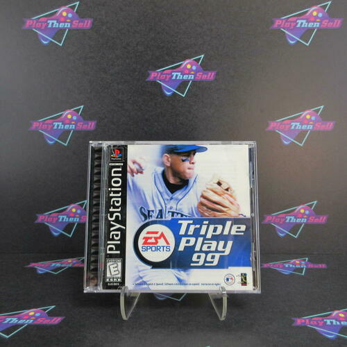 Triple Play 99 PS1 PlayStation 1 MD Complete CIB - Very Good