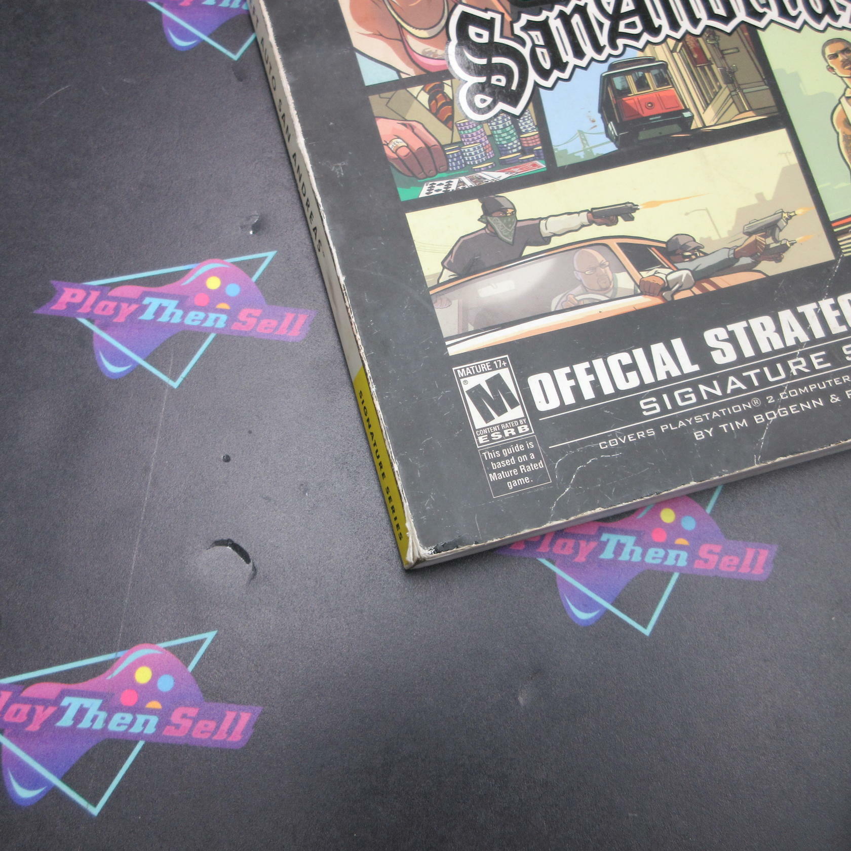 Grand Theft Auto San Andreas Strategy Guide PS2 No Foldout AD - See Pics - Good