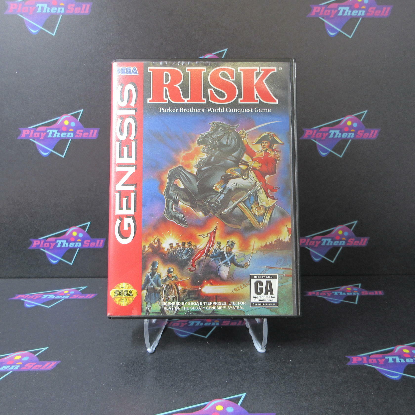 Risk - Sega Genesis Boxed NM - Very Good