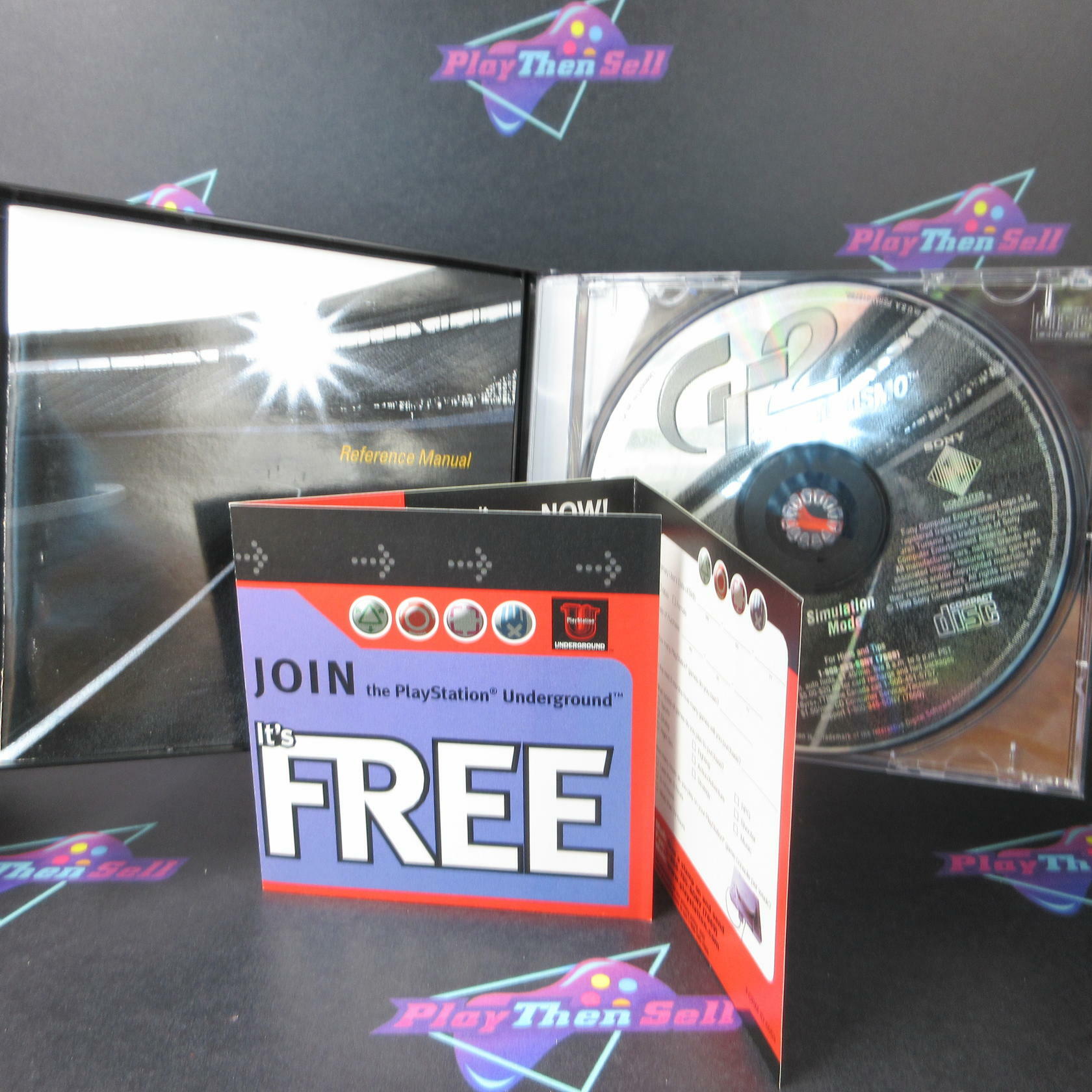 Gran Turismo 2 PS1 PlayStation 1 Greatest Hits + Reg Card - Like New