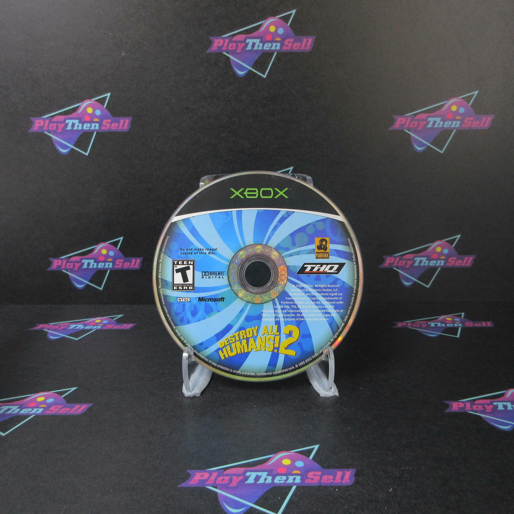 Destroy All Humans 2 Xbox Disc Only - Very Good