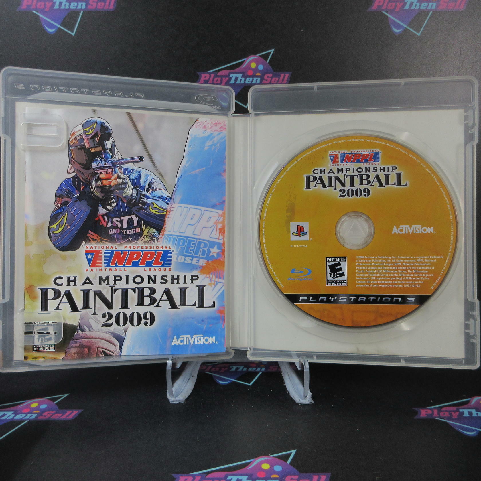 NPPL Championship Paintball 2009 PS3 PlayStation 3 AD Complete CIB - Very Good