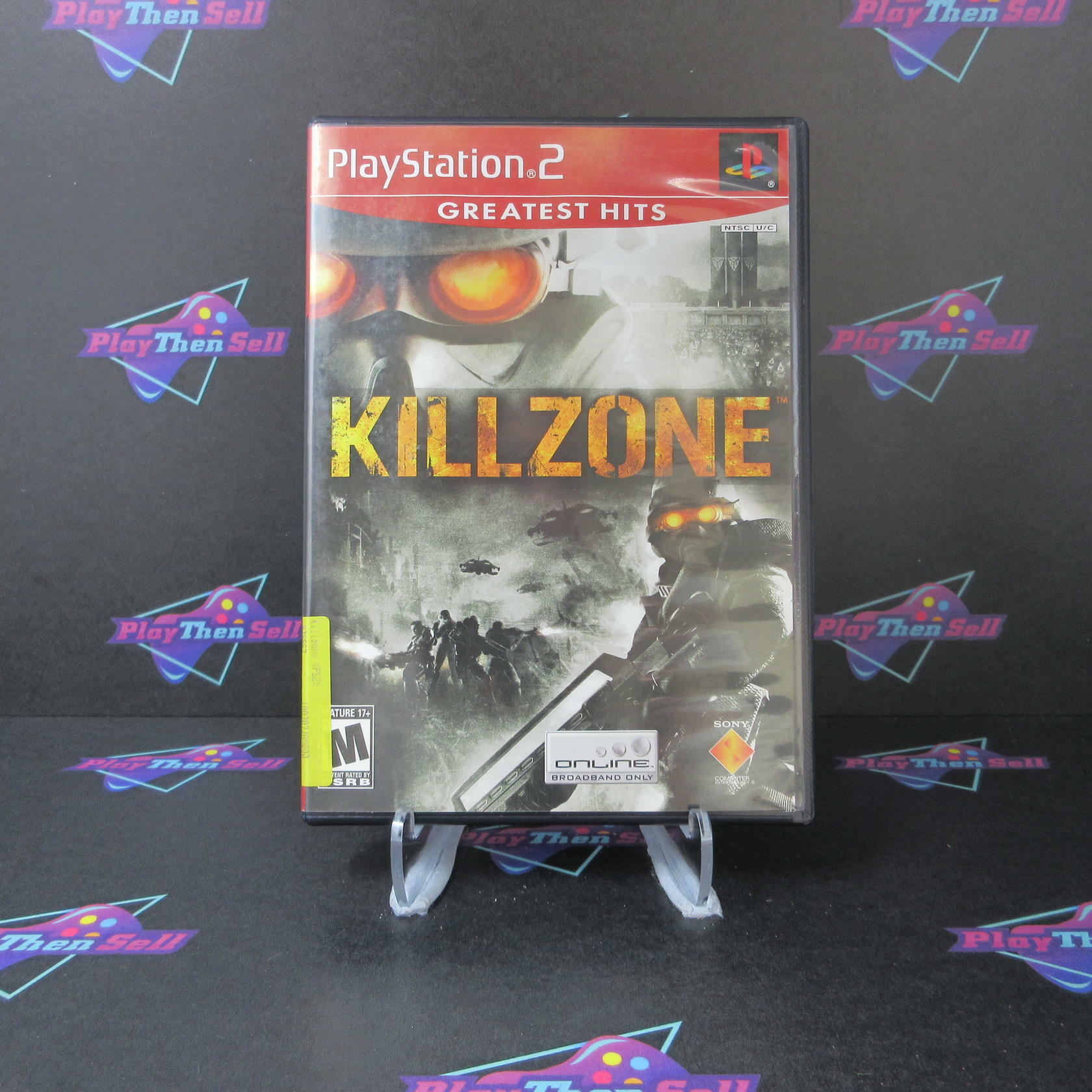 Killzone GH PS2 PlayStation 2 AD Black Label Disc Complete CIB - Very Good
